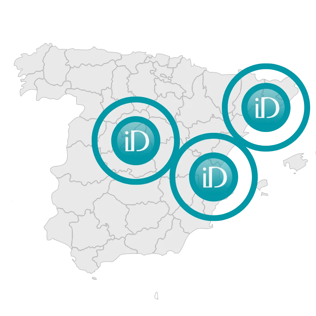 Indaws tiene delegaciones propias en Madrid, Valencia y Barcelona. puede implantar en cualquier lugar de manera remota Delegaciones Indaws